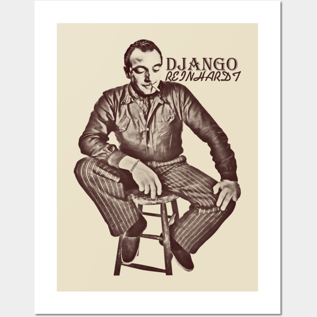 django reinhardt art visual Wall Art by Papa Lauren